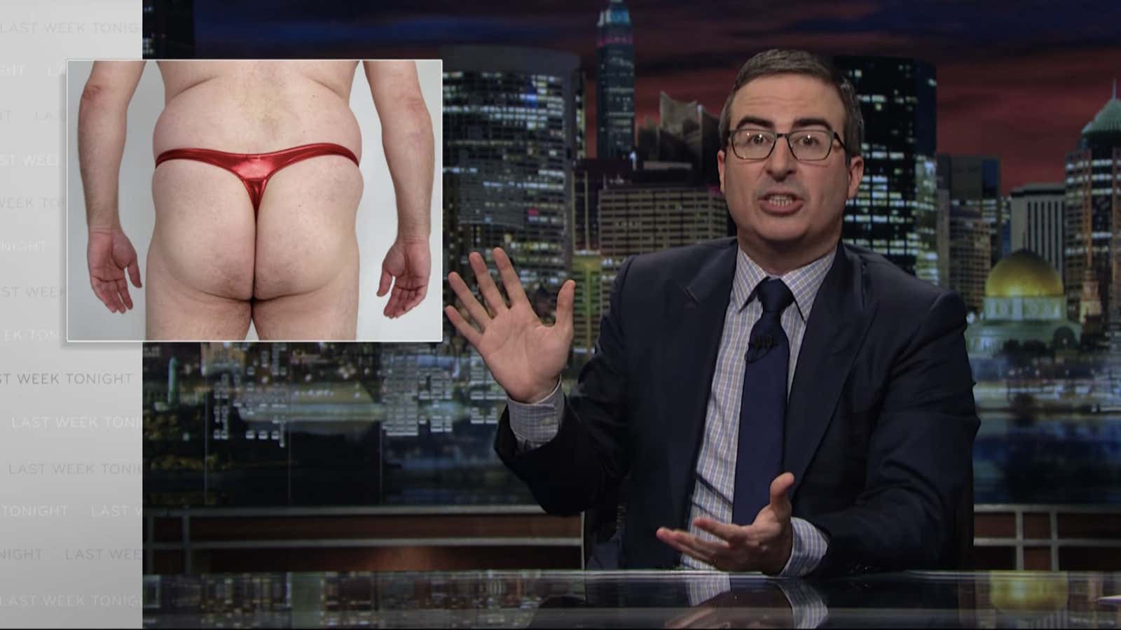The thong problem.