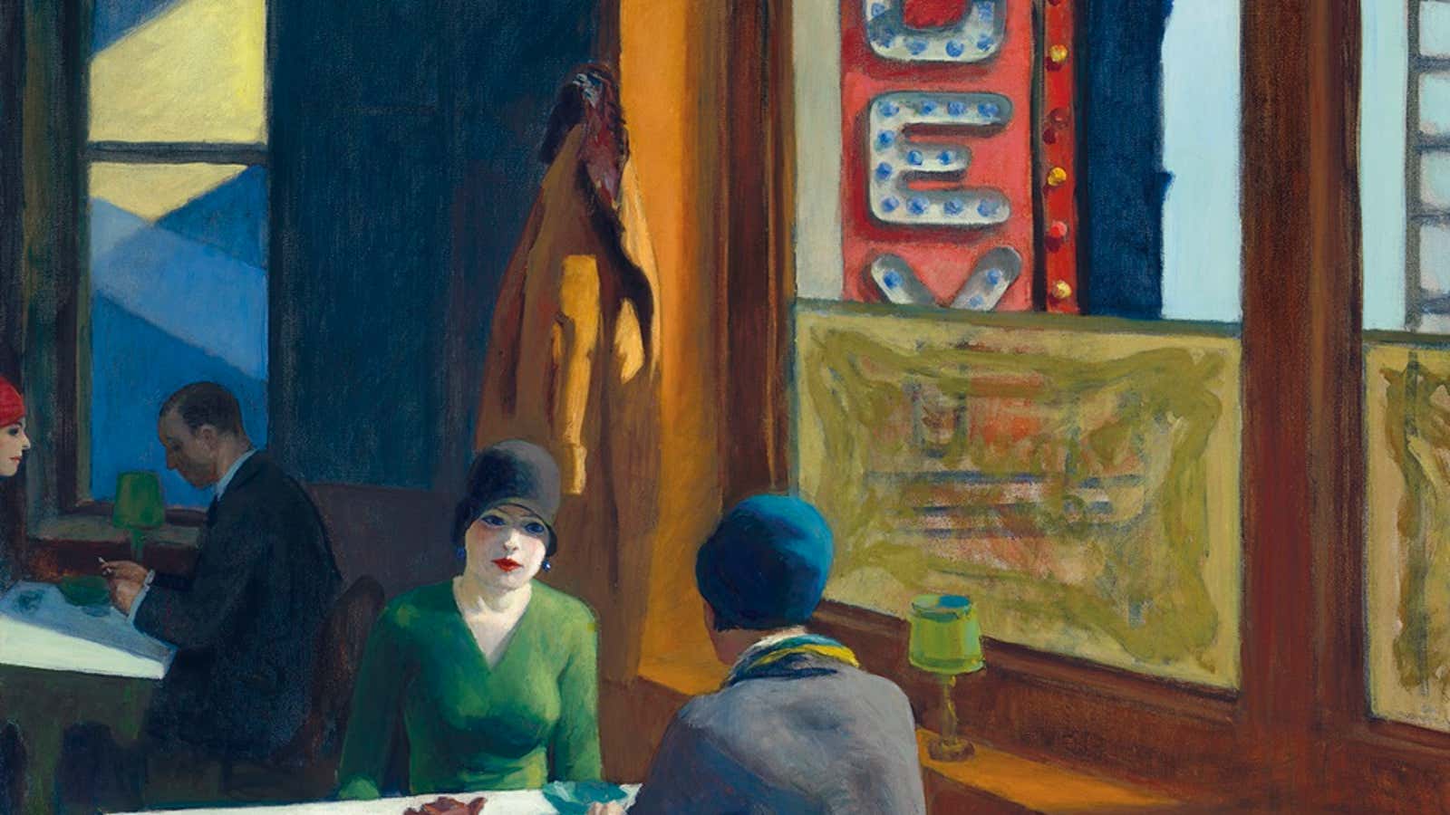 “Chop Suey” by Edward Hopper.