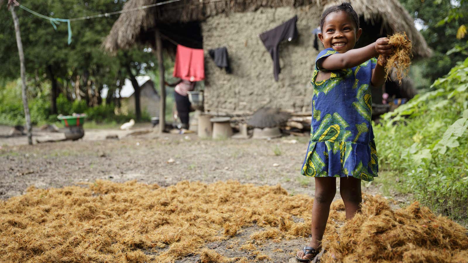 Girls as young as five spend hours each week working around the home.