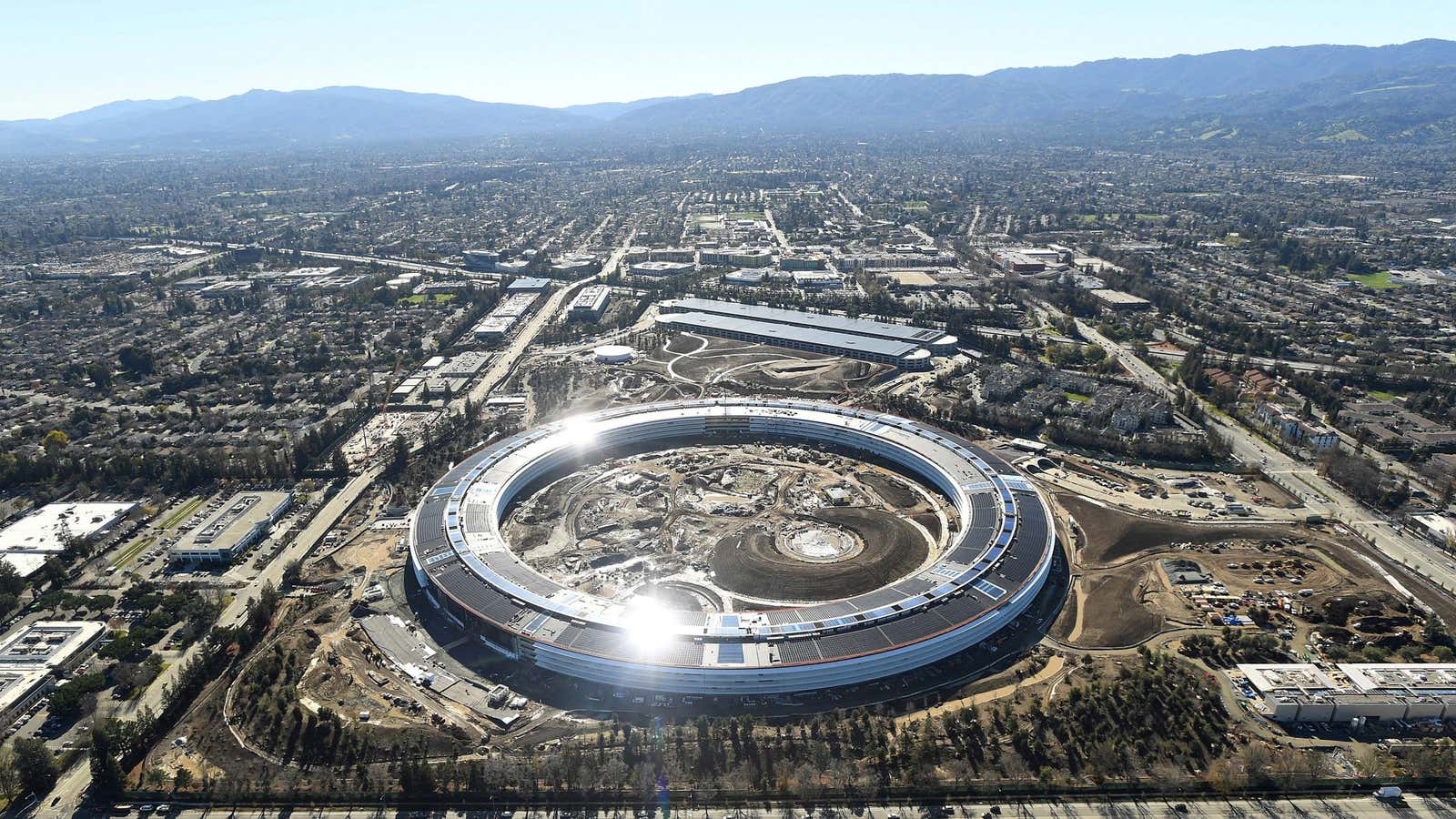 The Apple Campus in Cupertino, California.