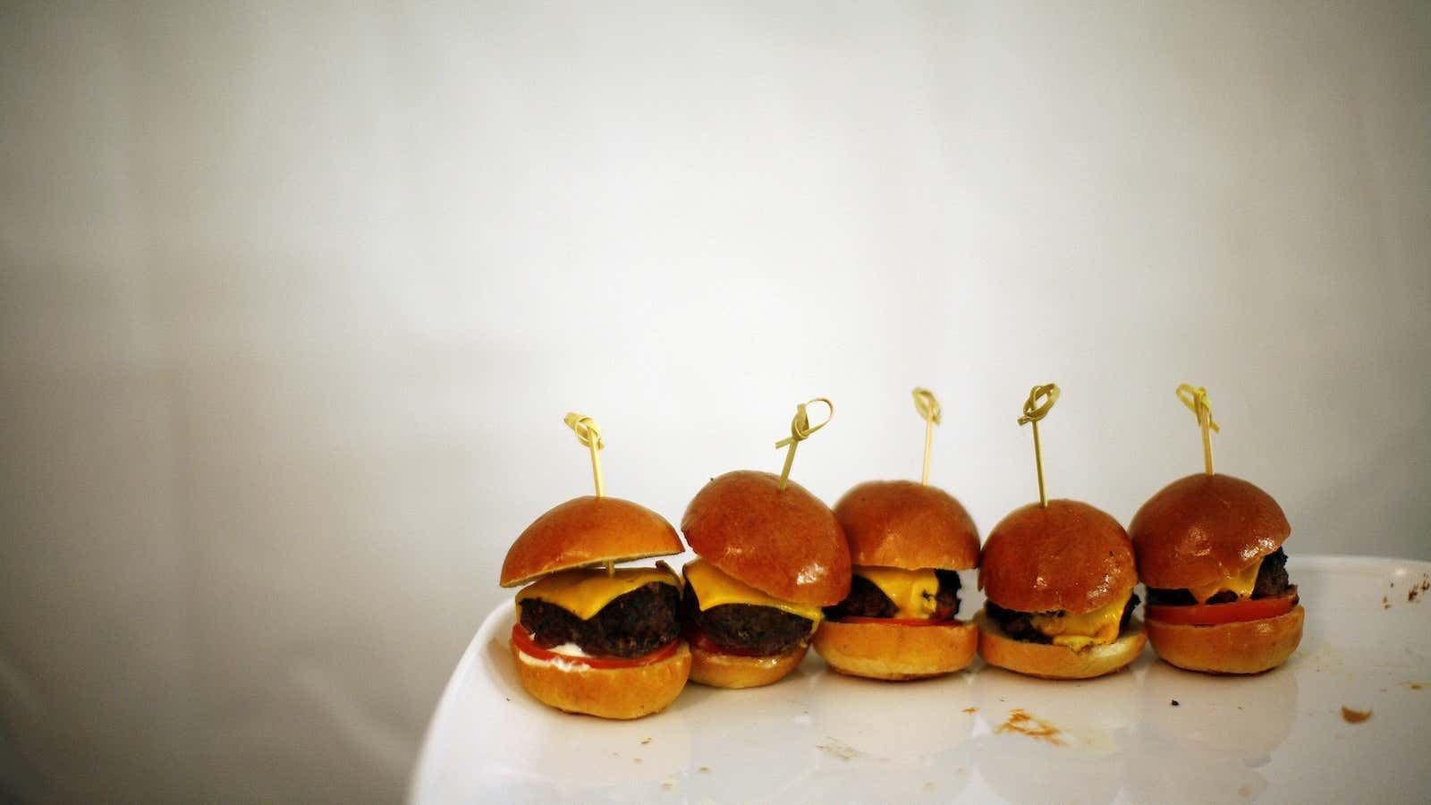 Too many burgers might spoil the party.