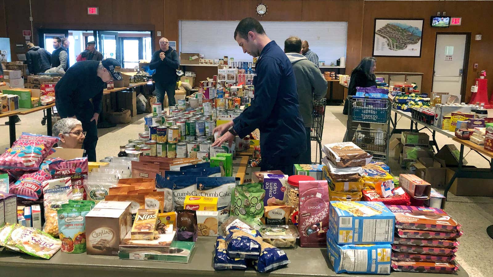 Local food pantries have stepped in the fill the SNAP gap.