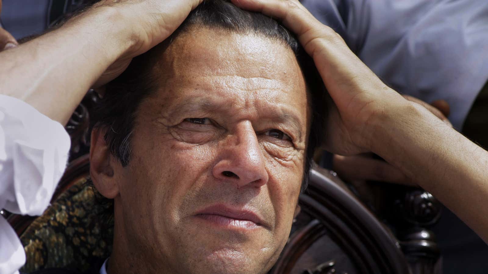 It wasn’t a six but former cricketer Imran Khan fared pretty well this past weekend.