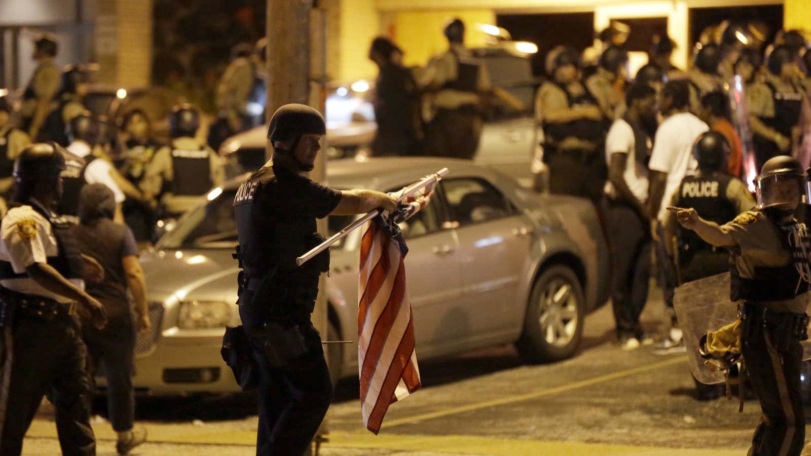 Lives are more important than cars. Except in Ferguson.