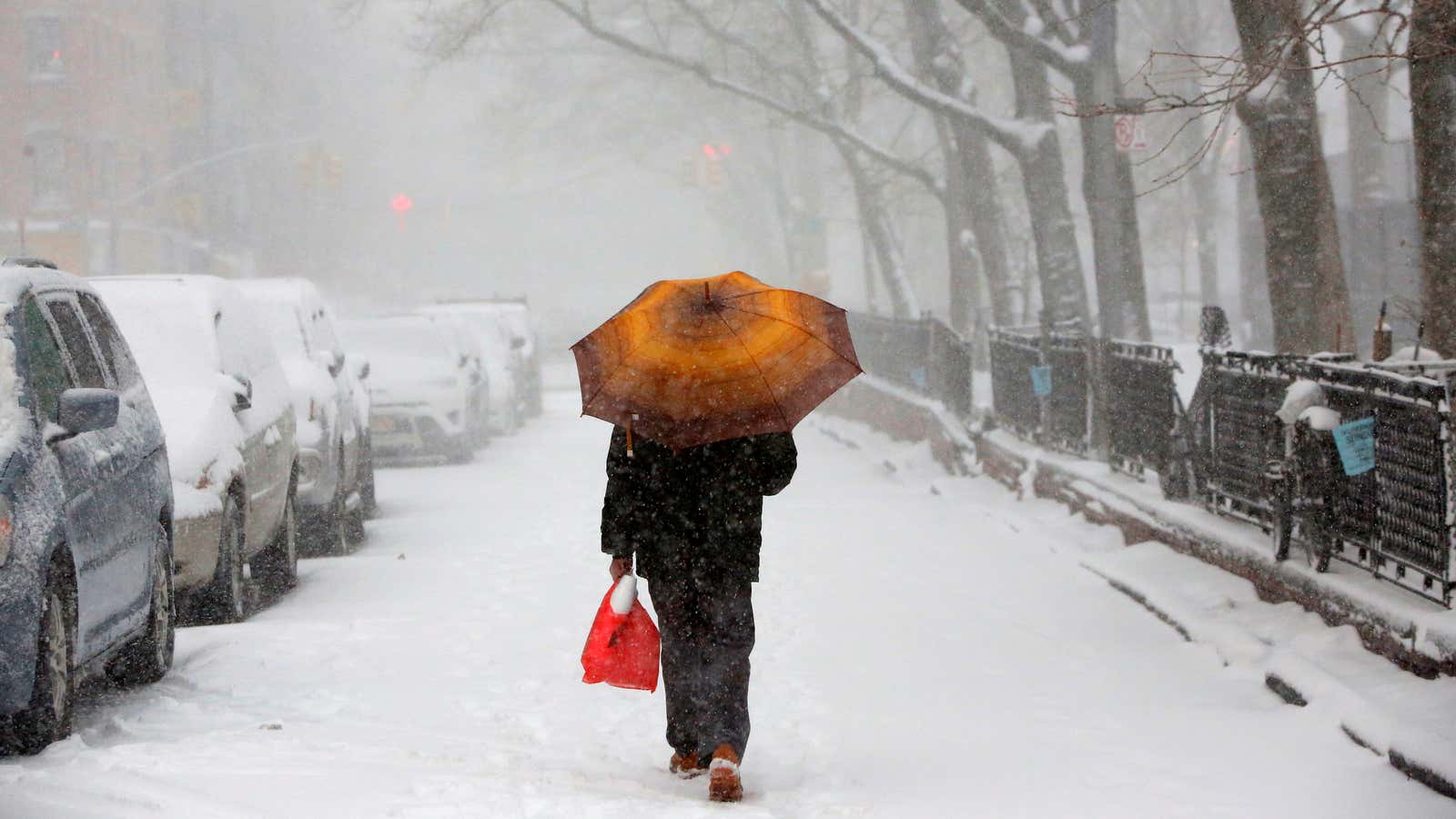 A snowstorm in New York brings with it more acoustic, lower energy music.