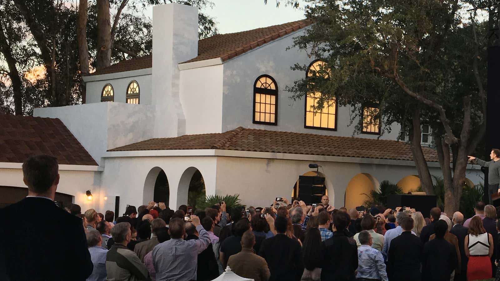 A solar roof and electric vehicle in every garage.