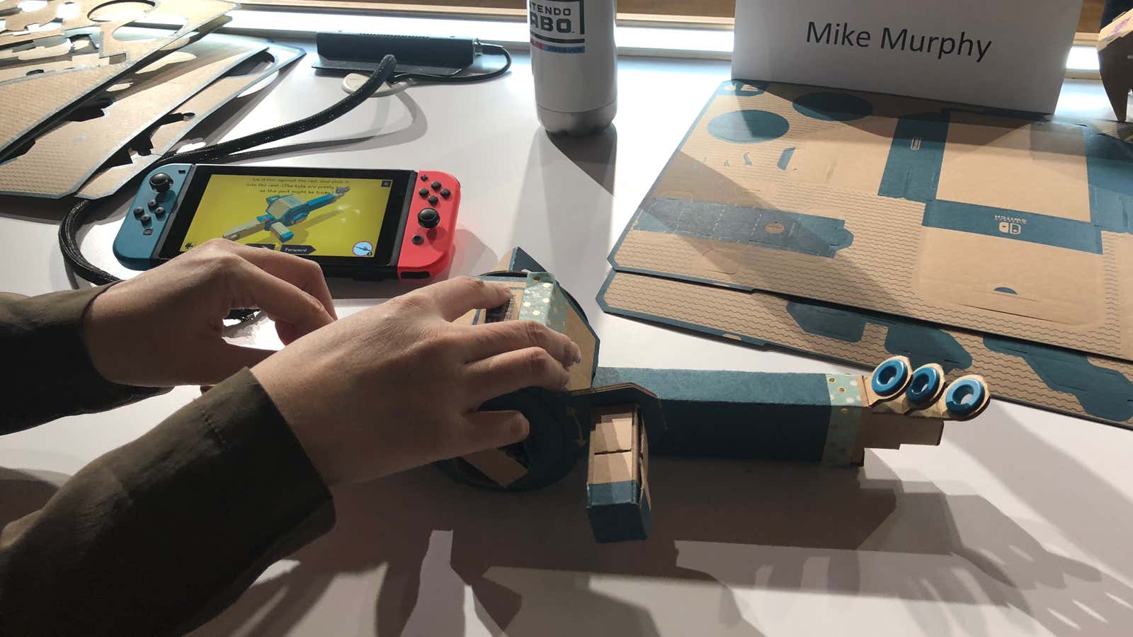 Nintendo Labo preview: Playing with cardboard is surprisingly fun