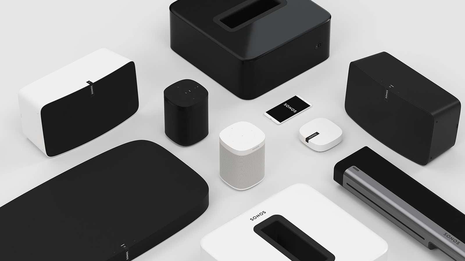 The Sonos family relies on big partners.