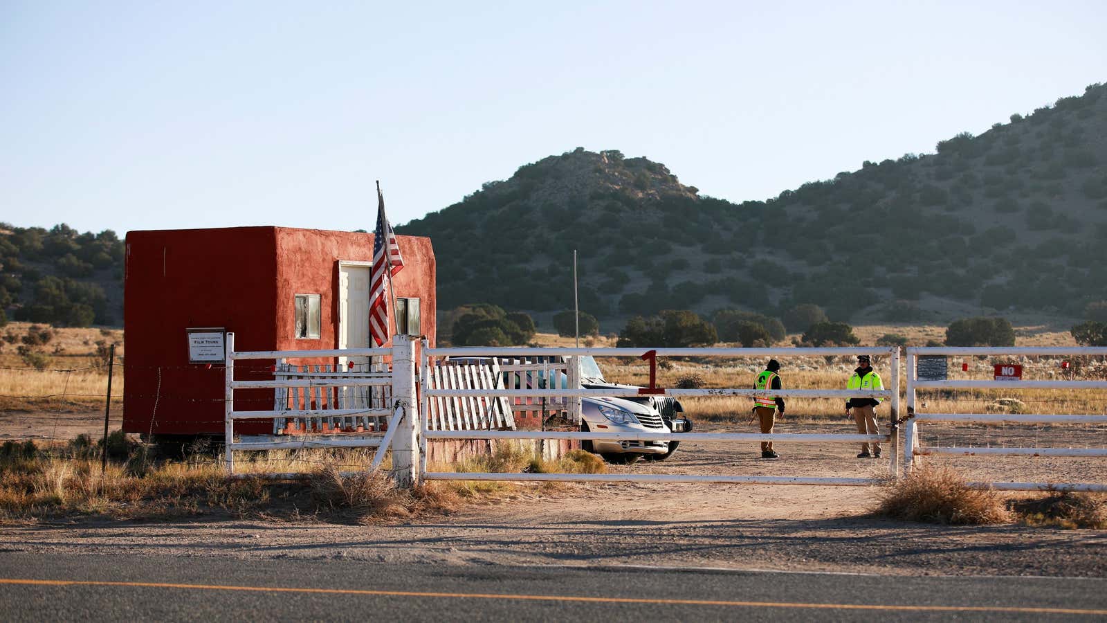 The set of the film ‘Rust’