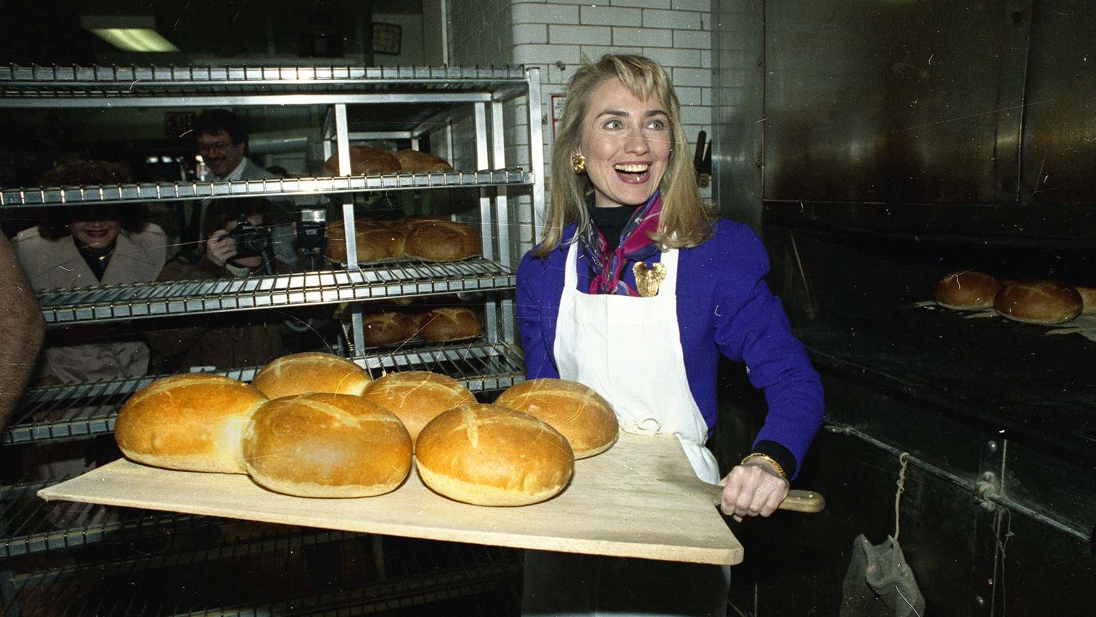 “I suppose I could have stayed home and baked cookies.”