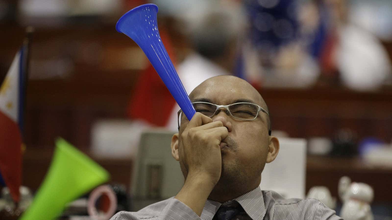 A Filipino toots his own horn—he’s earned it.