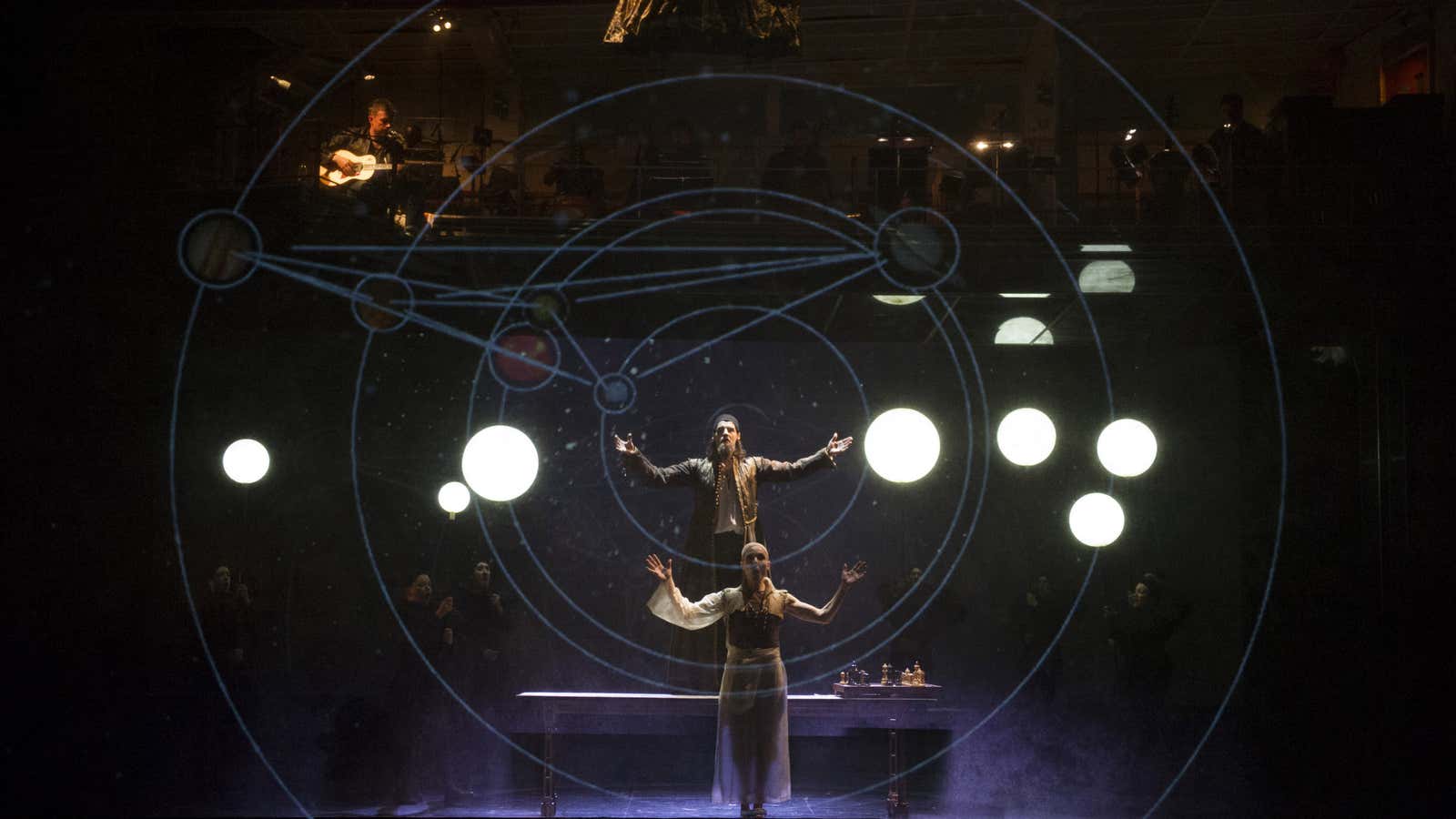 Video projection used to its full potential can be magical, as in the opera “Dr. Dee.”