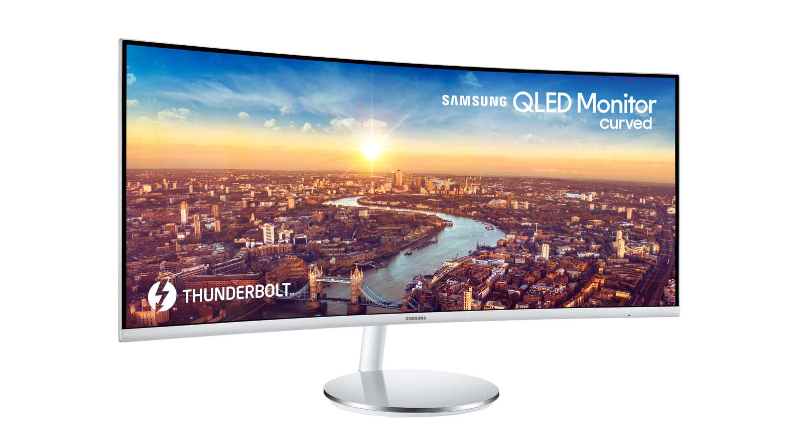 Samsung’s behemoth curved monitor.