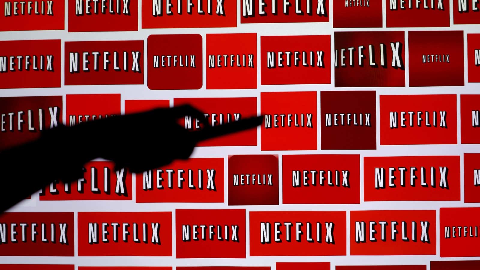 The Netflix logo.