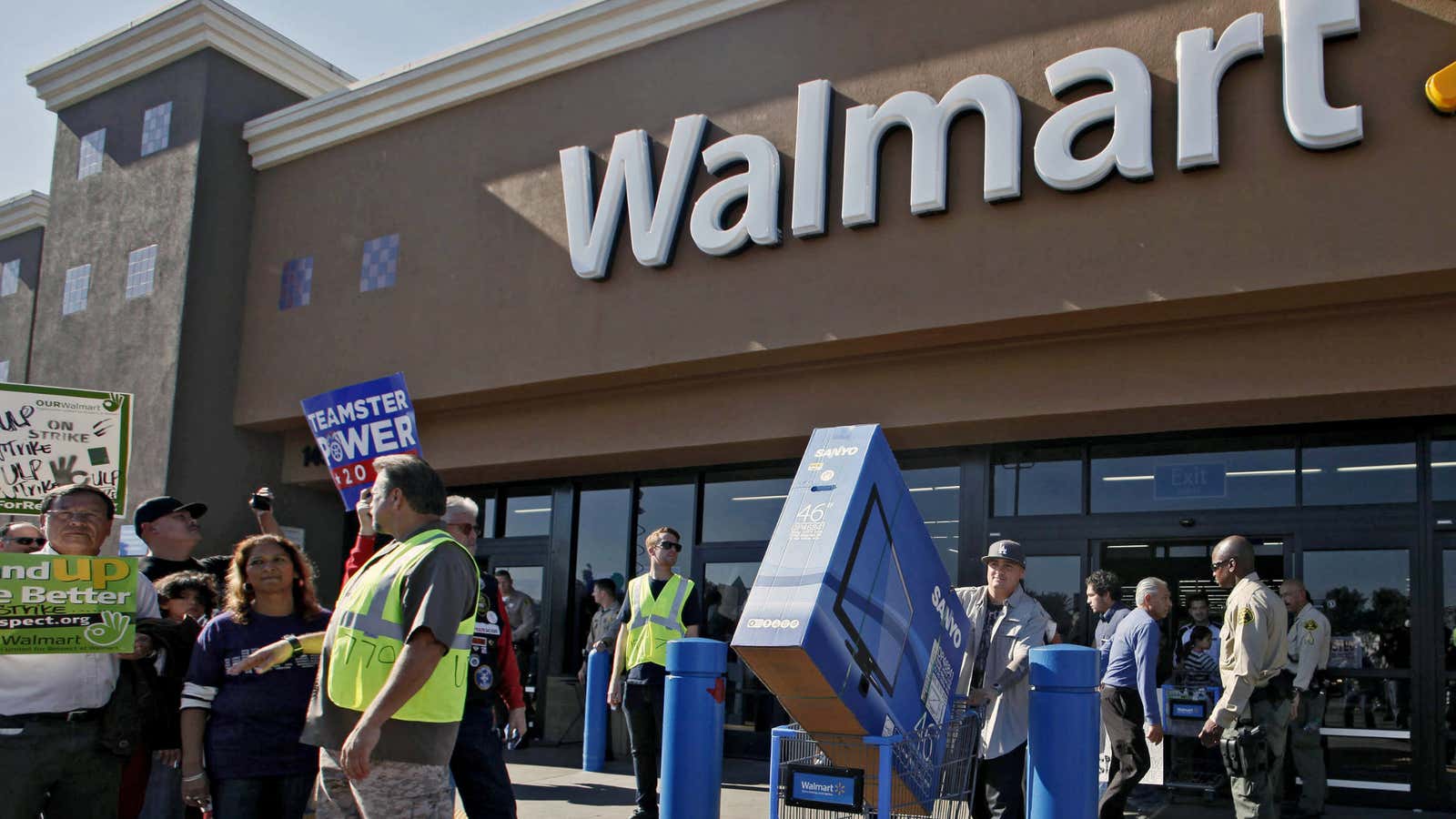 When Walmart announces a profit, it’s also saying that people have disposable cash and are spending it.