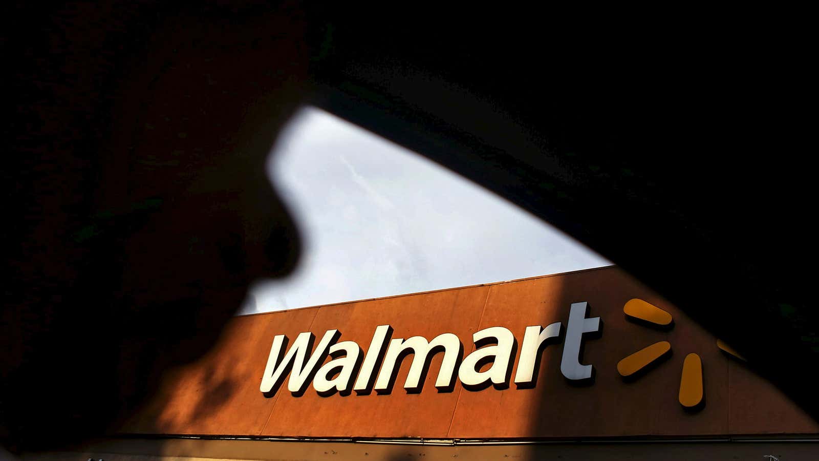 Dark clouds over Walmart.