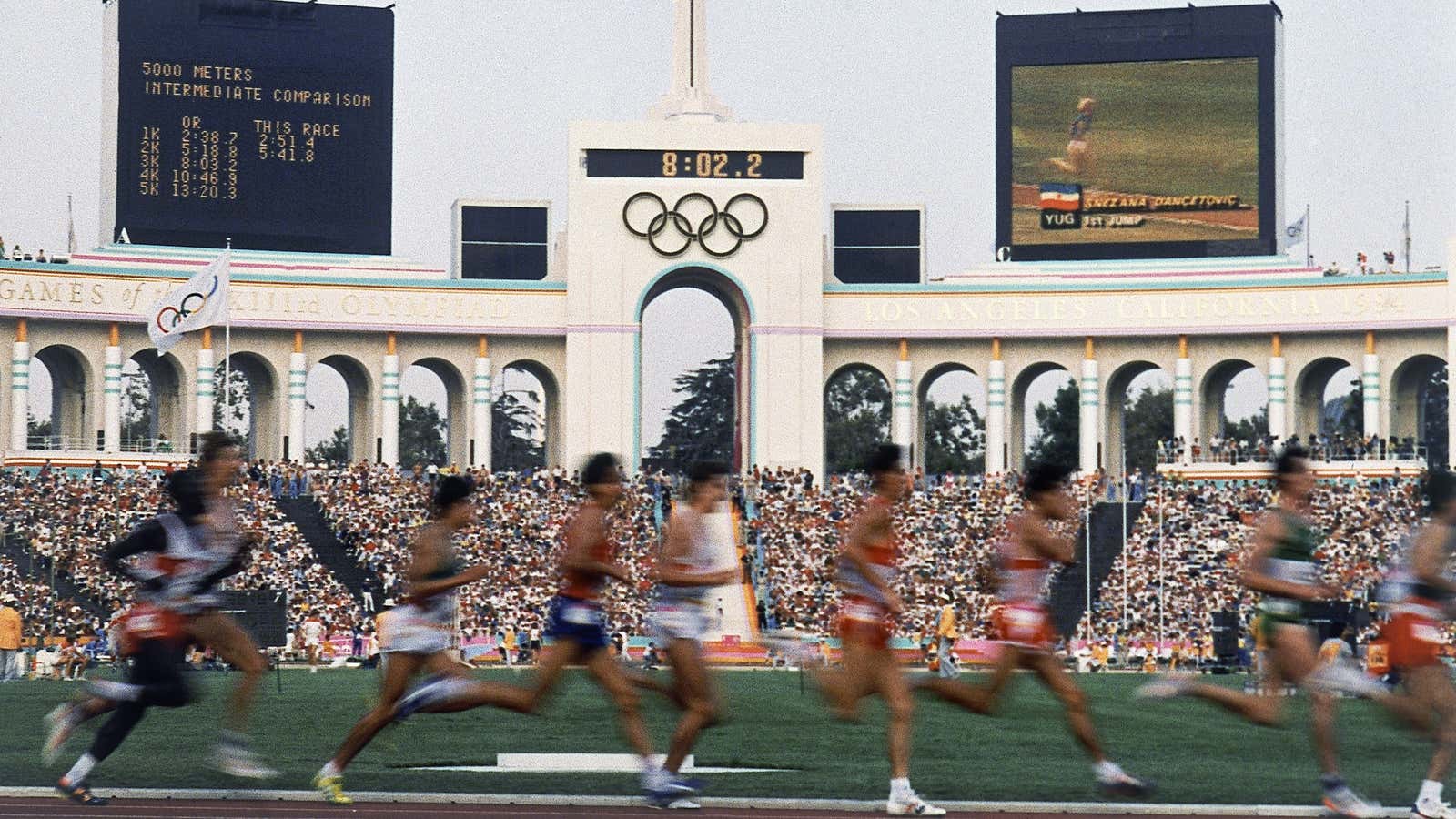 LA also hosted the 1984 summer olympics.