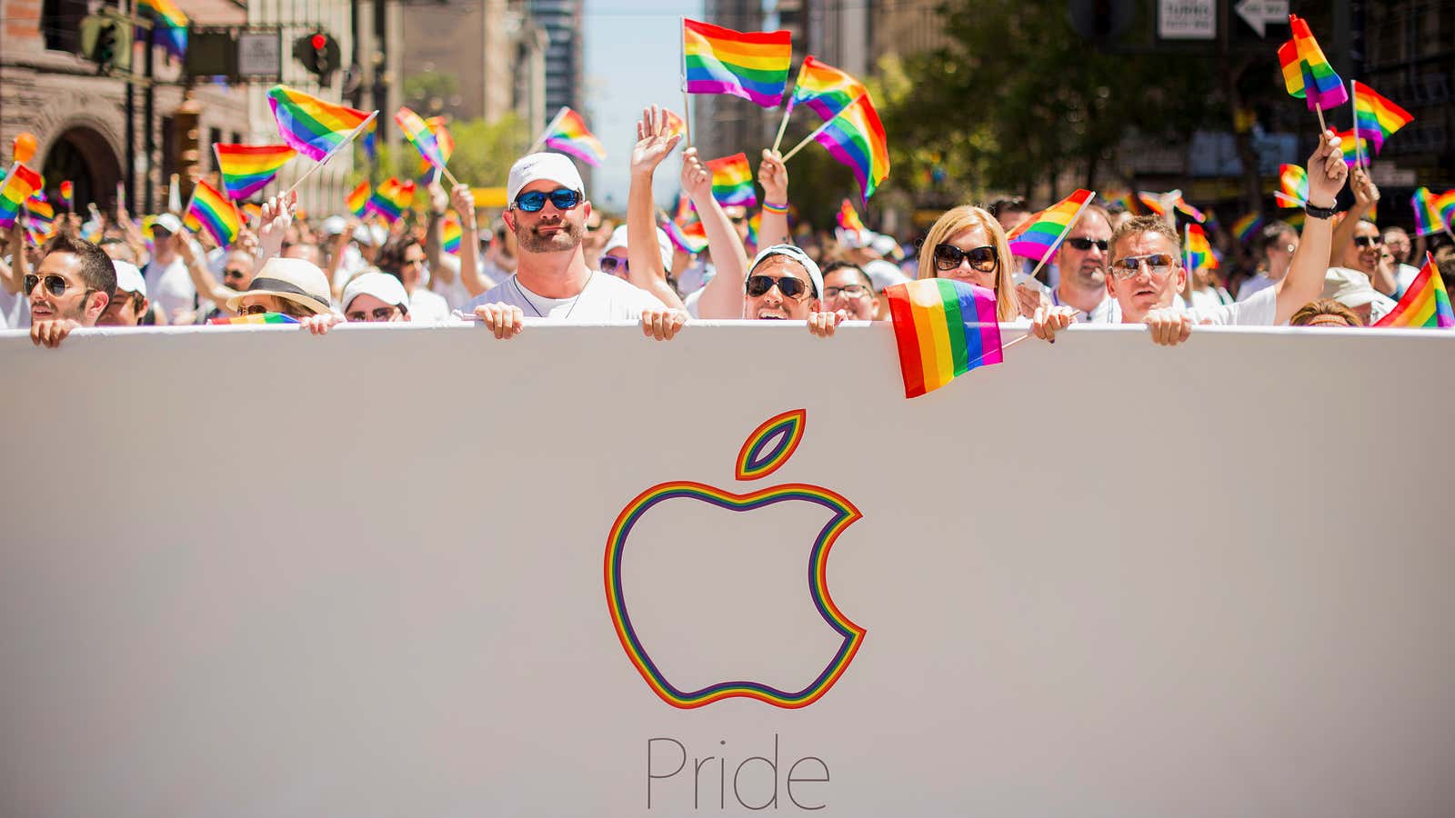 Apple has pride.