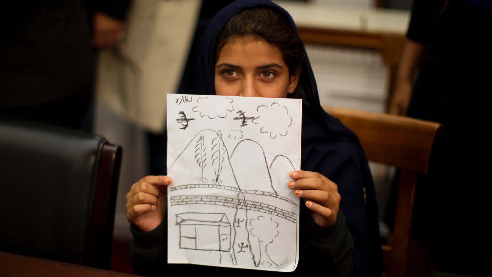 Then 9-year-old Nabila Rehman’s grandmother was killed in a 2012 drone strike in north Waziristan, Pakistan.