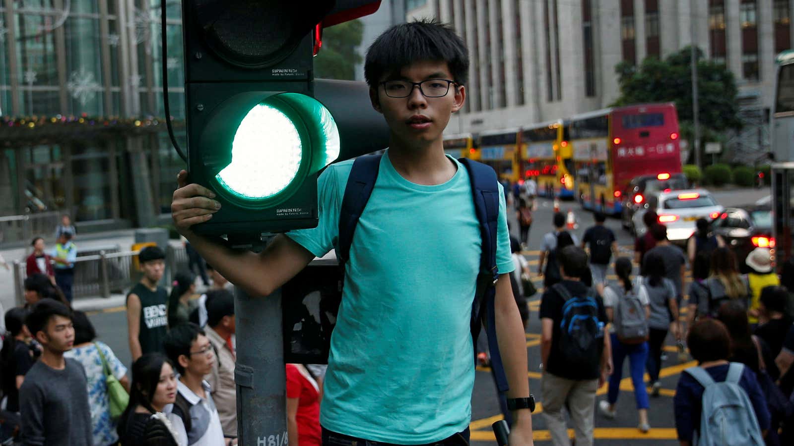 Joshua Wong, activist.