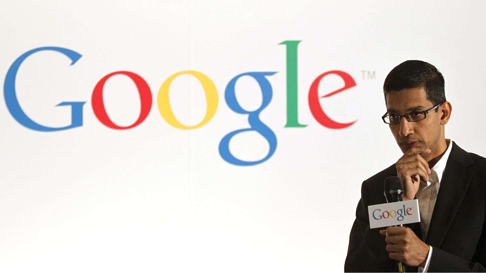 Sundar Pichai, the new Mr Google.