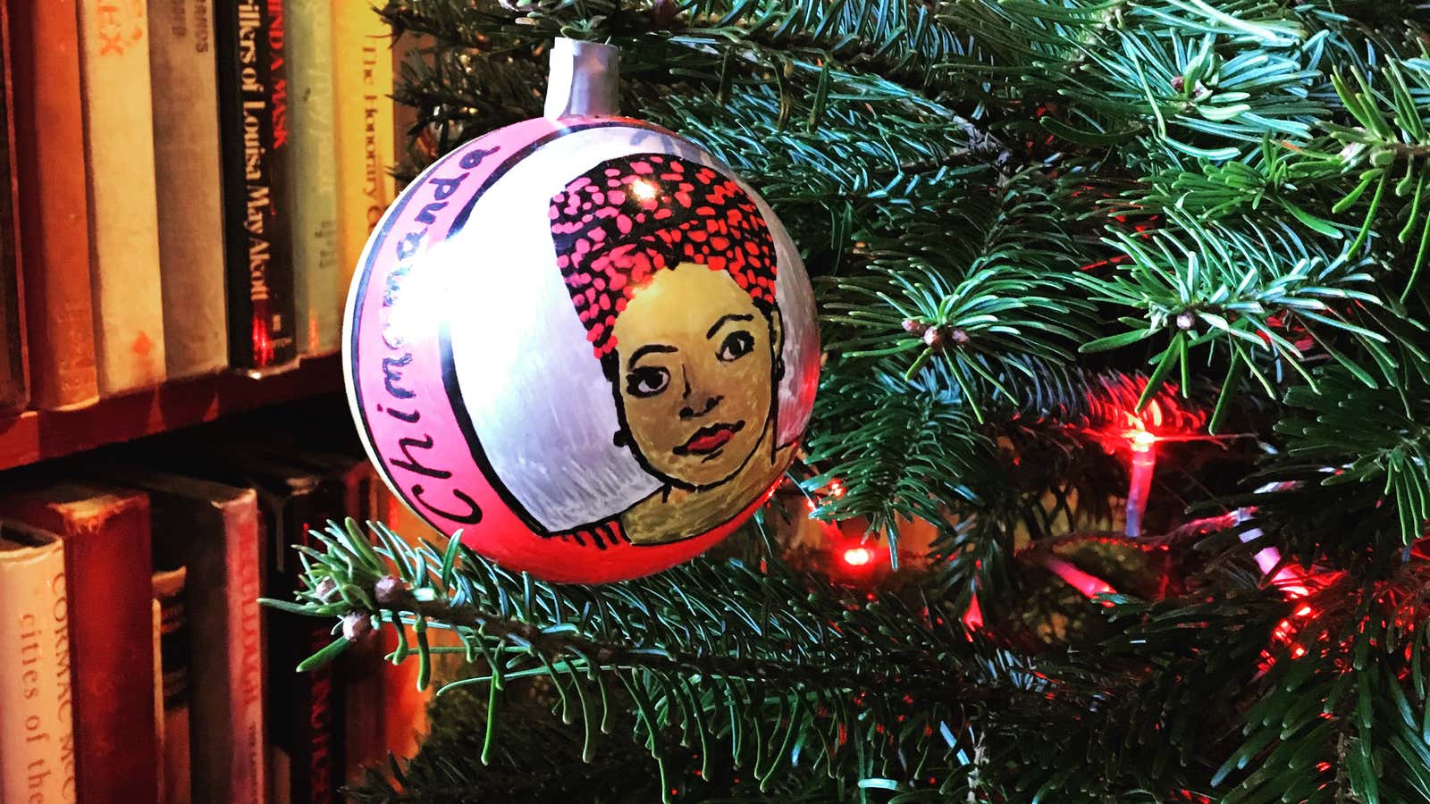 Chimamanda Ngozi Adichie ornament, Paris, France