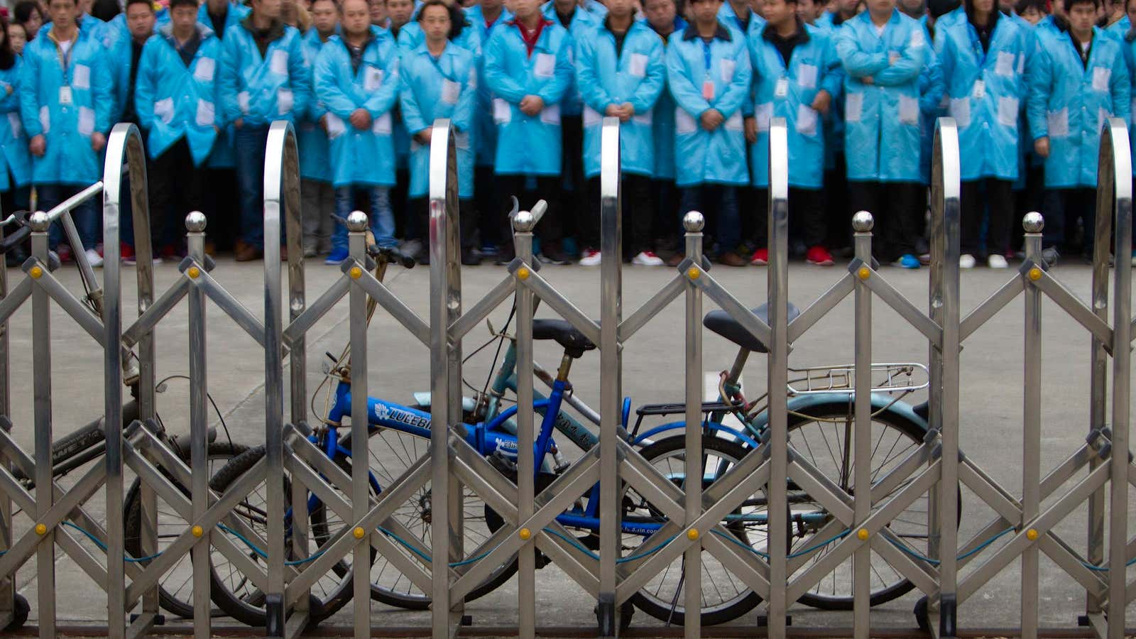 More than 1,000 IBM workers went on strike at a factory in Shenzhen in March 2014 over the terms of their factory’s transfer to Lenovo’s control.