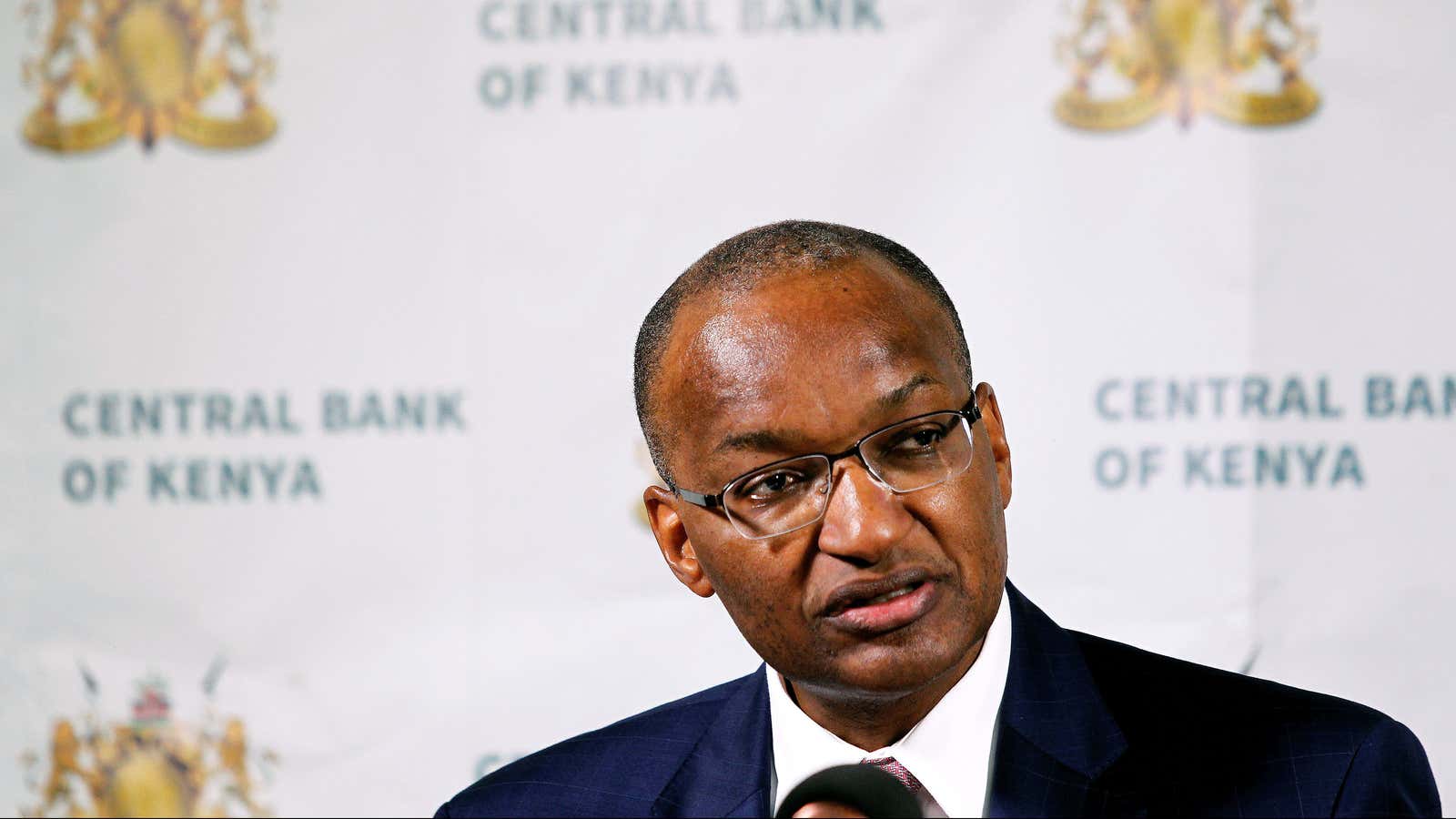 Central Bank of Kenya governor Patrick Njoroge.