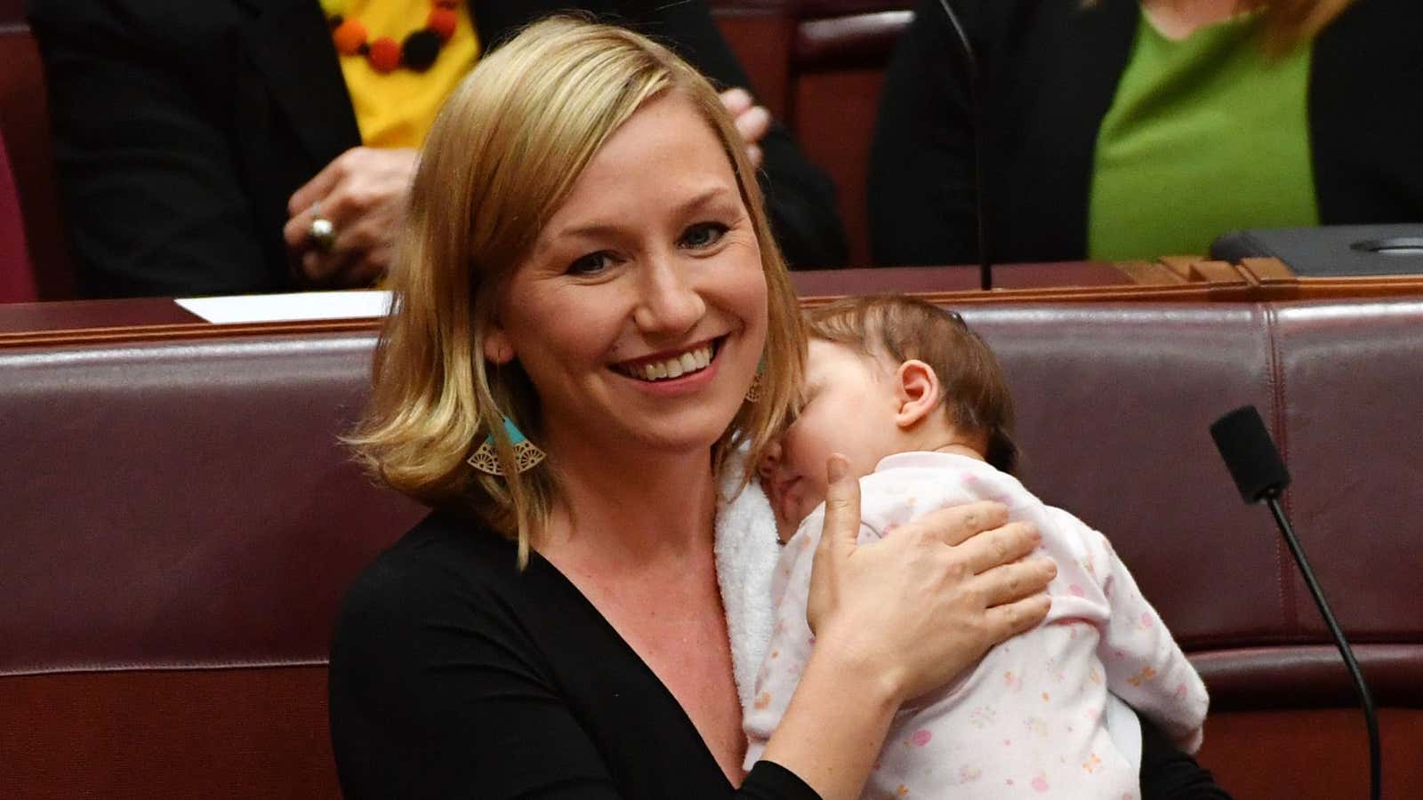 Introducing the youngest member of Parliament.