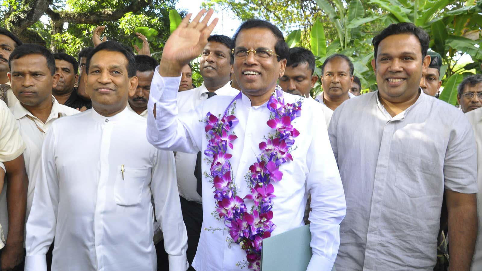 Mithripala Sirisena is ready to bid farewell to China’s dominance in Sri Lanka.