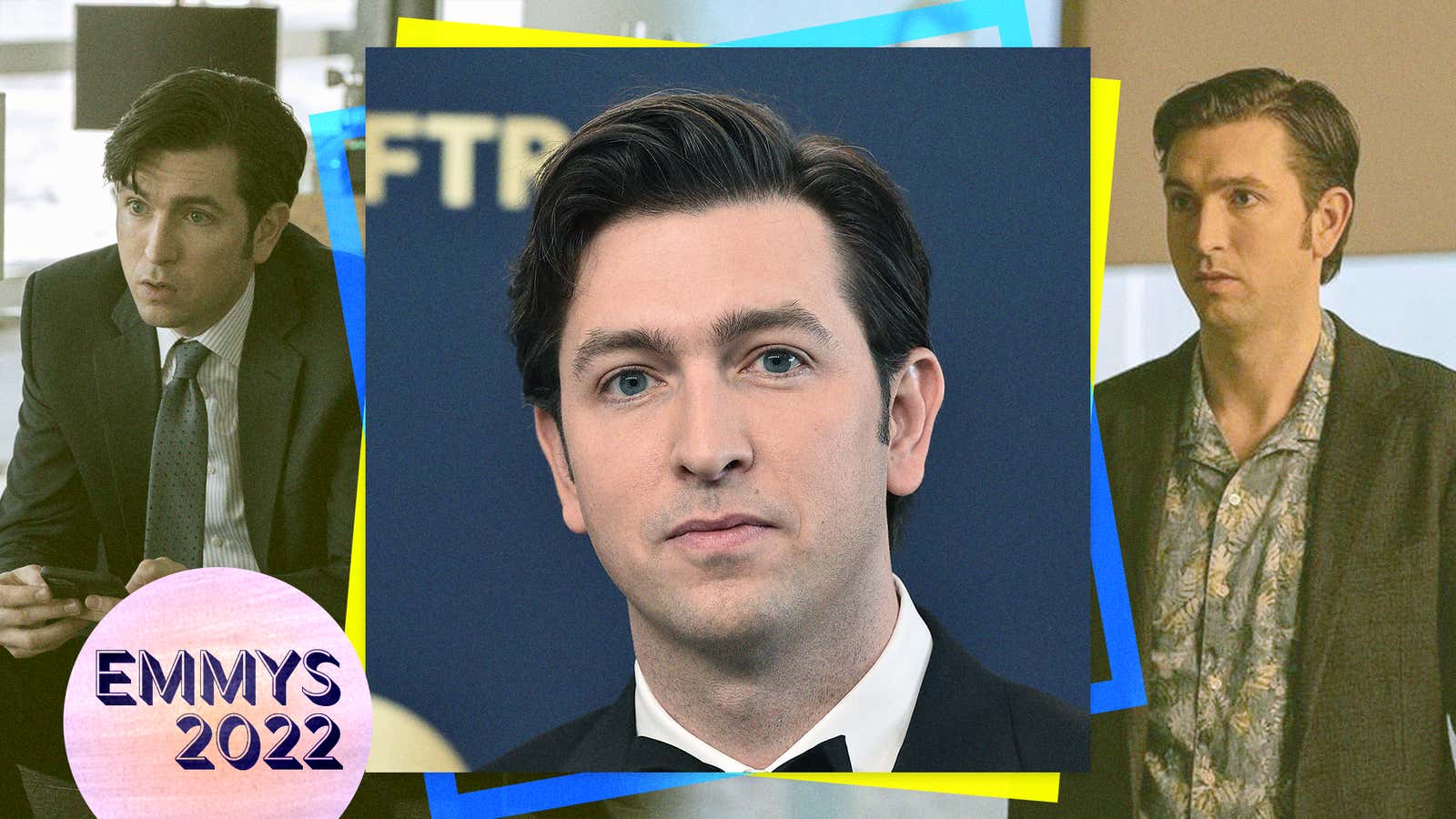 (From left to right) Nicholas Braun in Succession (Photo: Macall B. Polay/HBO), Braun attends the SAGindie Actors Only Brunch At Sundance Film Festival at Cafe Terigo on January 26, 2020 (Photo: Jordan Strauss/Invision/AP), Braun in Succession (Photo: Macall B. Polay/HBO)