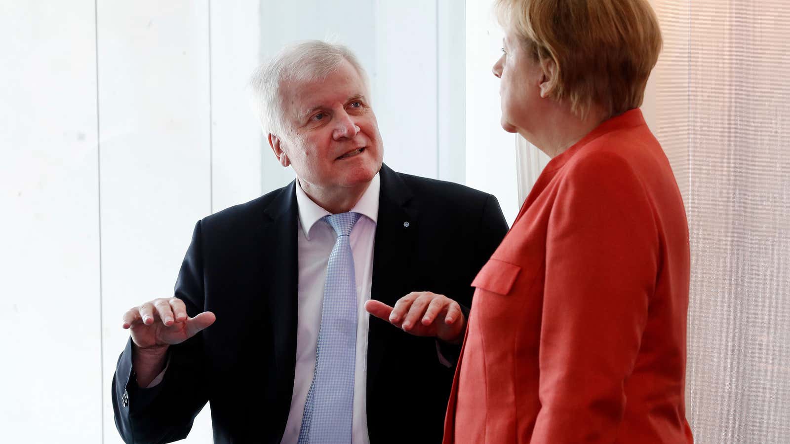 Horst Seehofer blames Merkel’s refugee policies for their election losses