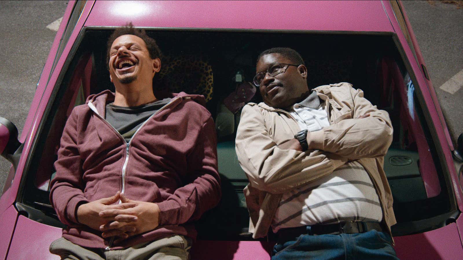 Eric Andre and Lil Rel Howery in Bad Trip
