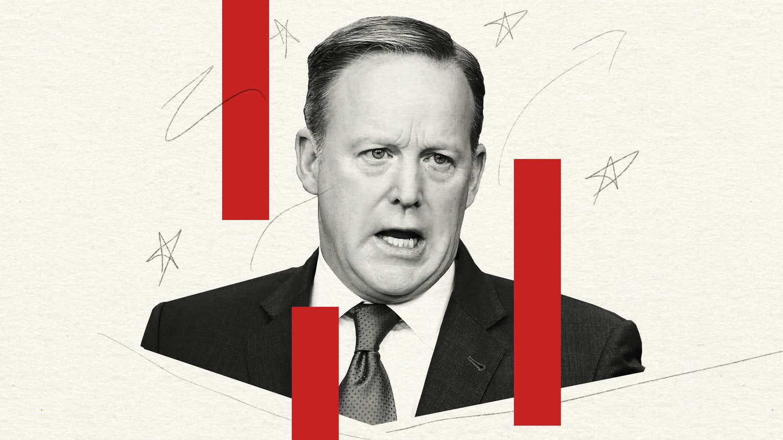 Sean Spicer Proved That Evil Can Look Clownish and Pathetic