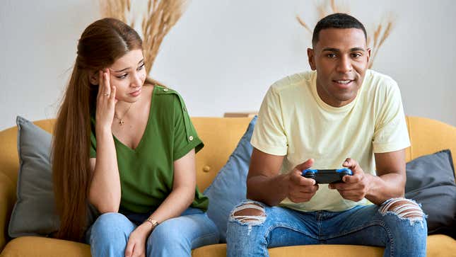 Image de l'article intitulé Une femme naïve qui pose des questions sur le jeu vidéo de son petit ami n'a aucune idée du sombre précédent qu'elle a créé