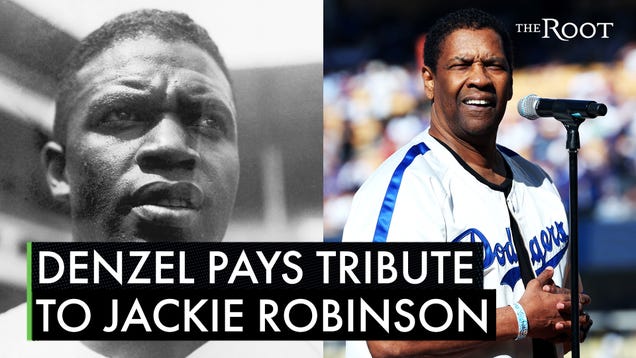 Denzel Washington Pays Tribute to Jackie Robinson in Surprise