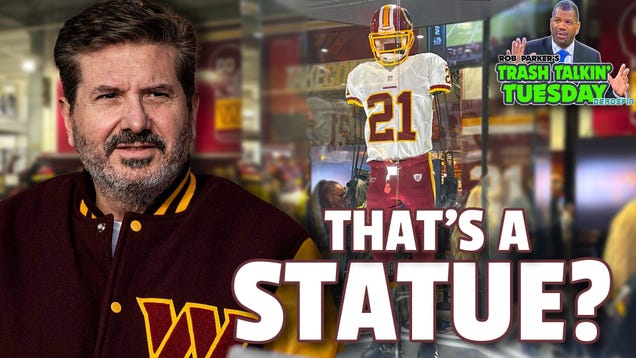 How did we think it was going to be a Sean Taylor statue?