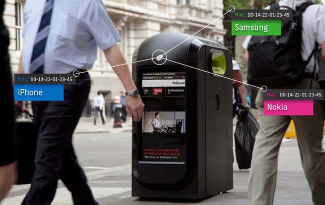 Image of a Renew recycling bin from its marketing materials