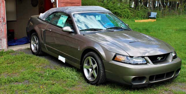 Image for article titled Mustang Enthusiast Buys Mint-Condition 2003 Ford Mustang Cobra &#39;Terminator&#39; With Only 534 Miles