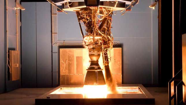 The Merlin engine undergoing testing.