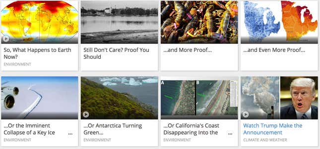 Image for article titled Weather.com is trolling Trump with “proof,” “more proof,” and “even more proof” of climate change