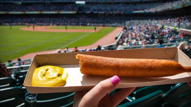 Dollar Hot Dog Night at the MLB game between the Houston Astros