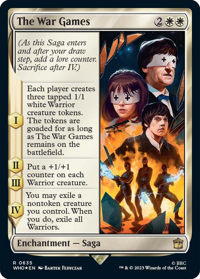 Image for article titled Magic The Gathering's Doctor Who Crossover Is a Cavalcade of Classic Heroes and Villains