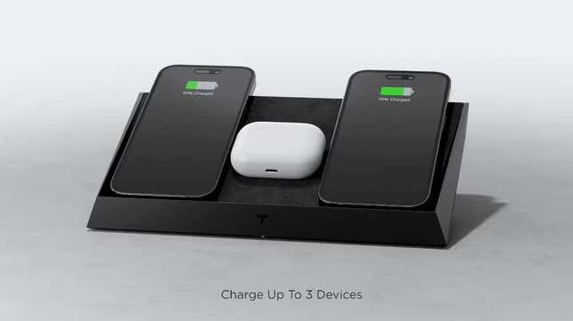 Image for article titled Tesla Introduces Its Own $300 Version of Apple&#39;s Canceled AirPower Charger