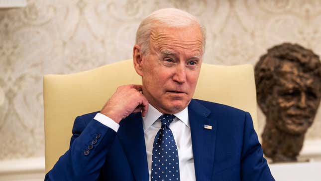 Image for article titled Biden Concerned Ambitious Agenda Could Be Stalled By Him Not Really Caring If It Happens Or Not