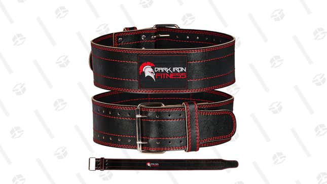 PIck up a weight lifting belt on the cheap and feel good going into your next gym visit. 