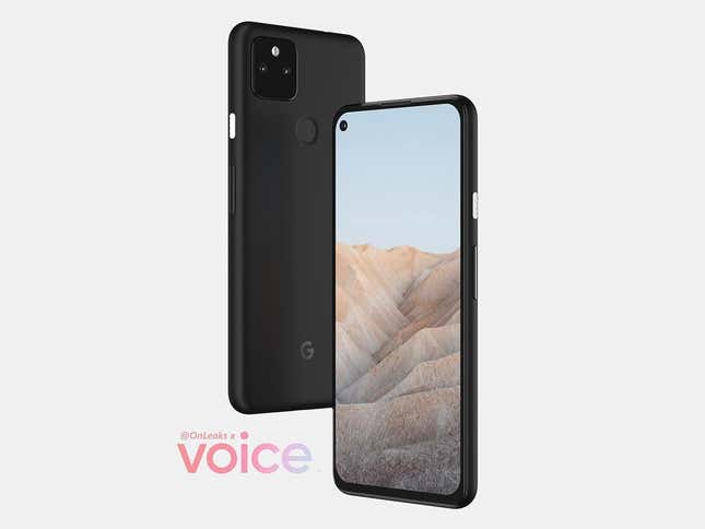 Imagen para el artículo titulado Google podría lanzar el Pixel 5a este mismo mes por $450