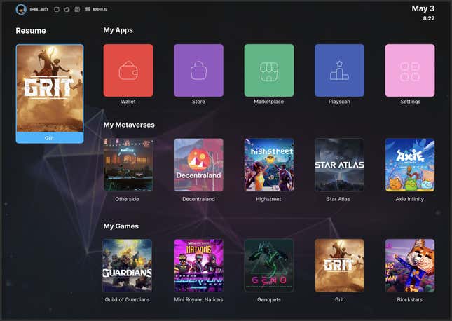 A mock-up of the Polium's dashboard, that will never exist.