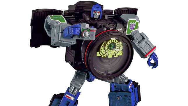 A Canon DSLR that transforms into a Reflector figure.