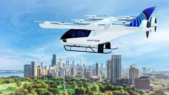 Image for article titled United&#39;s Busting Out the Big Bucks On Flying Taxis